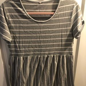 Striped maternity shirt